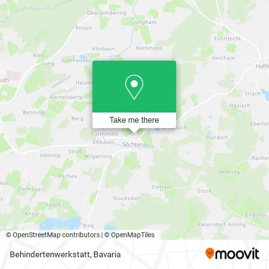 Карта Behindertenwerkstatt