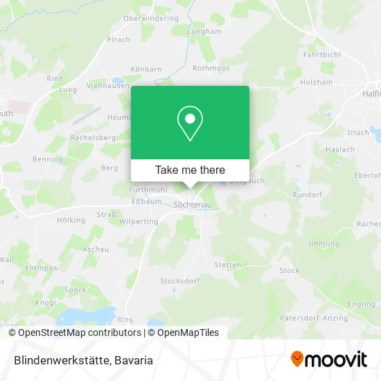 Карта Blindenwerkstätte