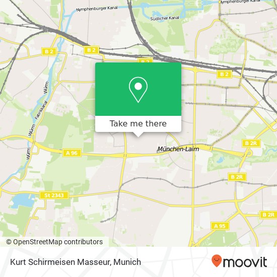 Kurt Schirmeisen Masseur map