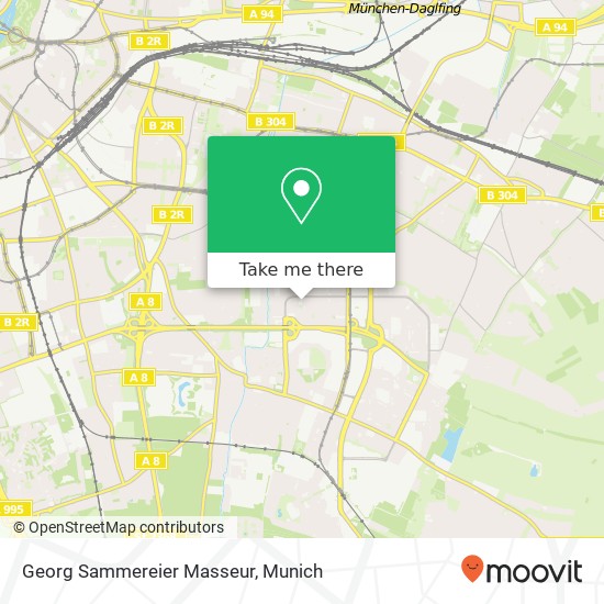 Georg Sammereier Masseur map