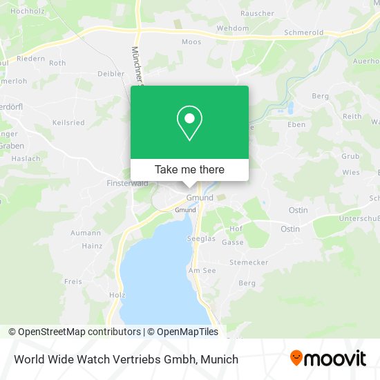 World Wide Watch Vertriebs Gmbh map