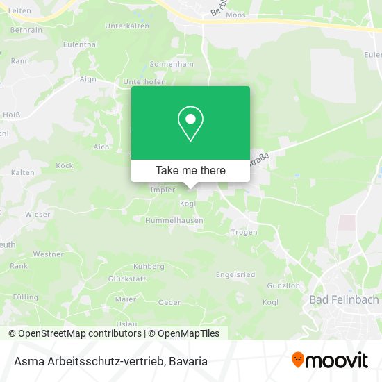 Asma Arbeitsschutz-vertrieb map