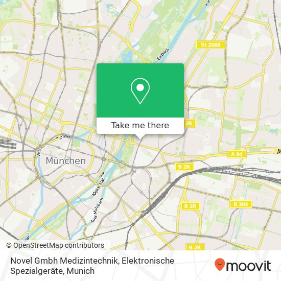 Novel Gmbh Medizintechnik, Elektronische Spezialgeräte map