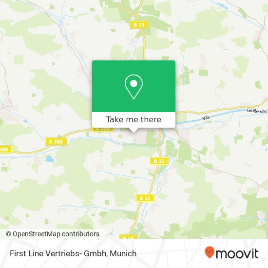 First Line Vertriebs- Gmbh map