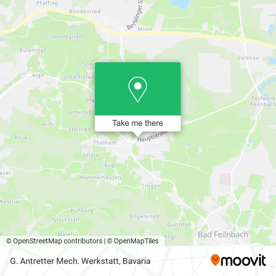 Карта G. Antretter Mech. Werkstatt