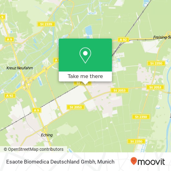 Esaote Biomedica Deutschland Gmbh map