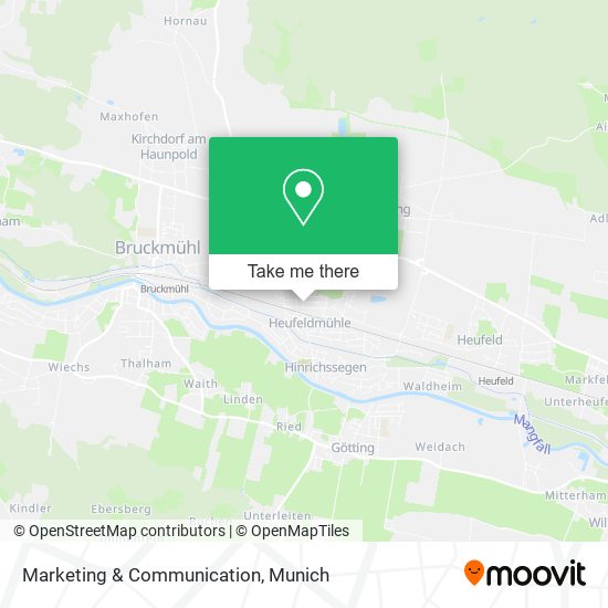 Marketing & Communication map