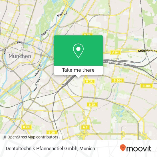 Dentaltechnik Pfannenstiel Gmbh map