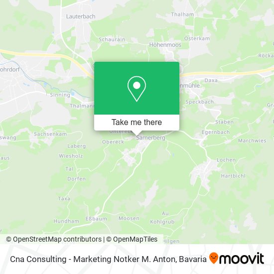 Cna Consulting - Marketing Notker M. Anton map