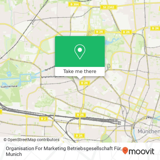 Карта Organisation For Marketing Betriebsgesellschaft Für