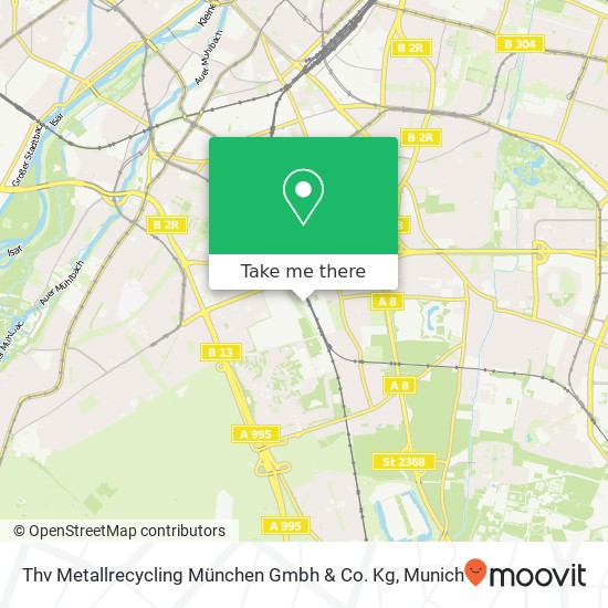 Thv Metallrecycling München Gmbh & Co. Kg map