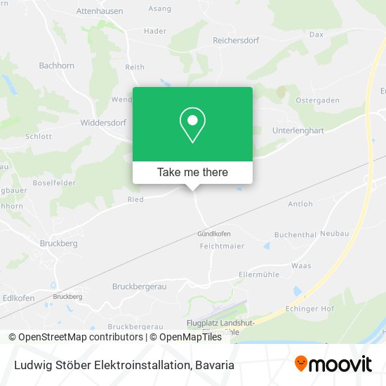 Ludwig Stöber Elektroinstallation map