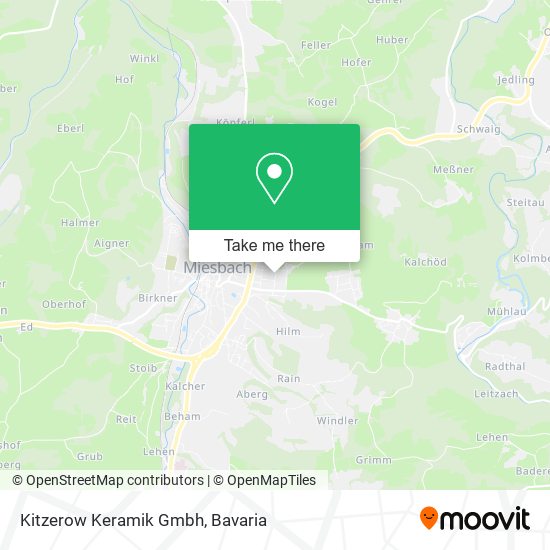 Kitzerow Keramik Gmbh map