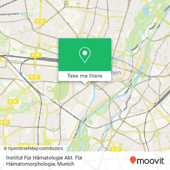 Institut Für Hämatologie Abt. Für Hämatomorphologie map