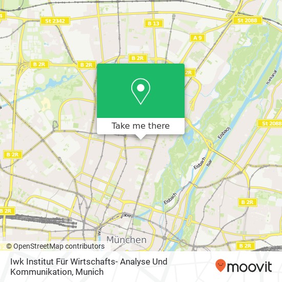 Iwk Institut Für Wirtschafts- Analyse Und Kommunikation map