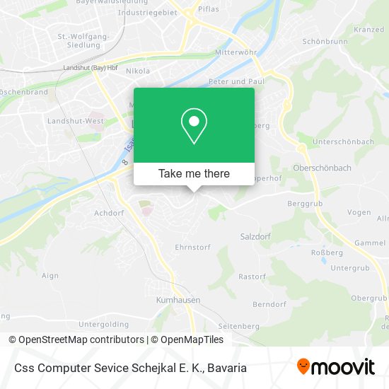 Css Computer Sevice Schejkal E. K. map