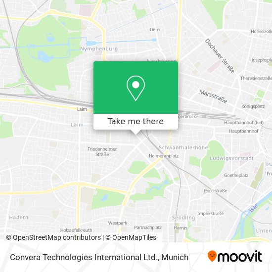 Convera Technologies International Ltd. map