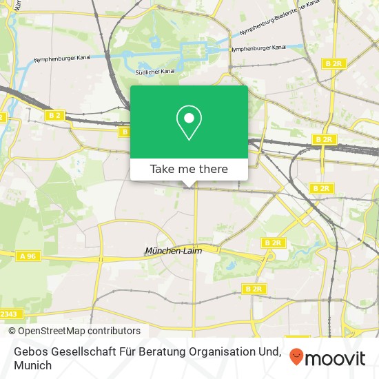 Gebos Gesellschaft Für Beratung Organisation Und map