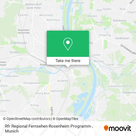 Карта Rfr Regional Fernsehen Rosenheim Programm-