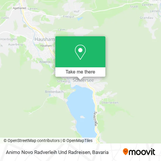 Карта Animo Novo Radverleih Und Radreisen