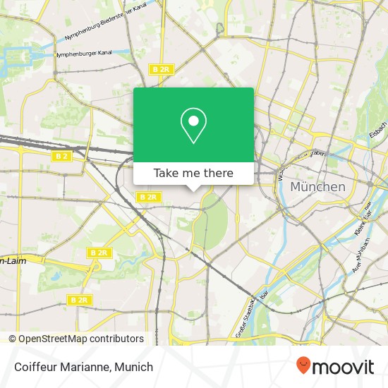 Coiffeur Marianne map