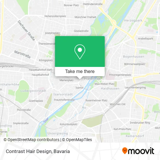 Карта Contrast Hair Design