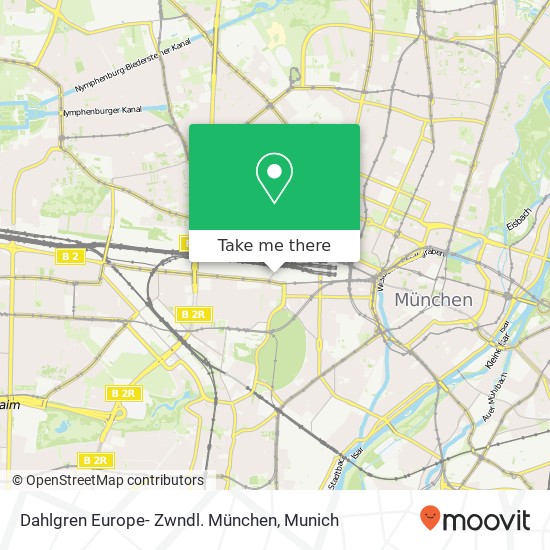 Dahlgren Europe- Zwndl. München map