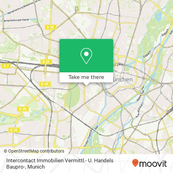 Карта Intercontact Immobilien Vermittl.- U. Handels Baupro-