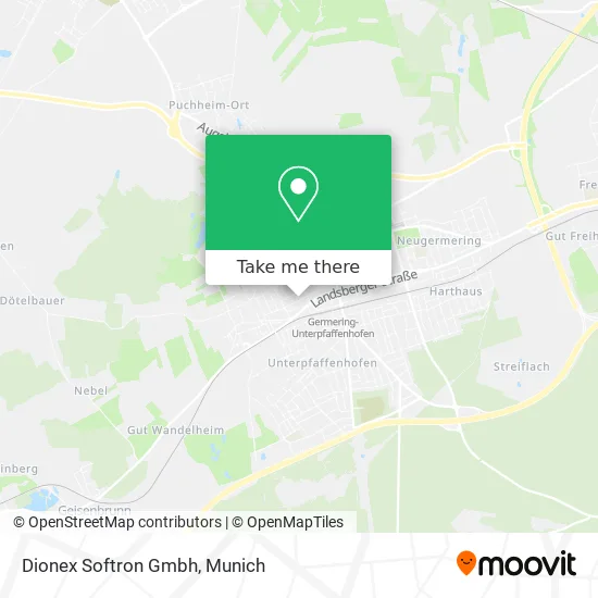Карта Dionex Softron Gmbh