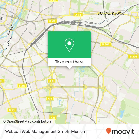 Webcon Web Management Gmbh map