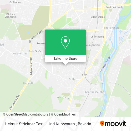 Карта Helmut Strickner Textil- Und Kurzwaren-