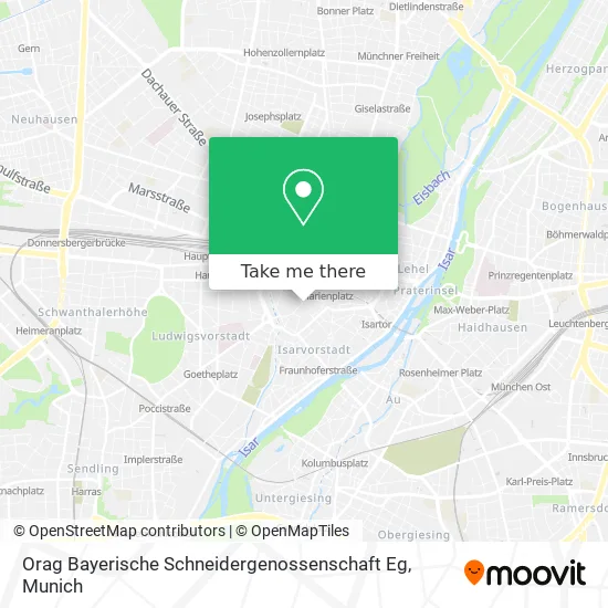 Orag Bayerische Schneidergenossenschaft Eg map