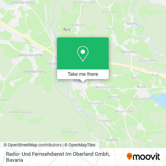 Radio- Und Fernsehdienst Im Oberland Gmbh map