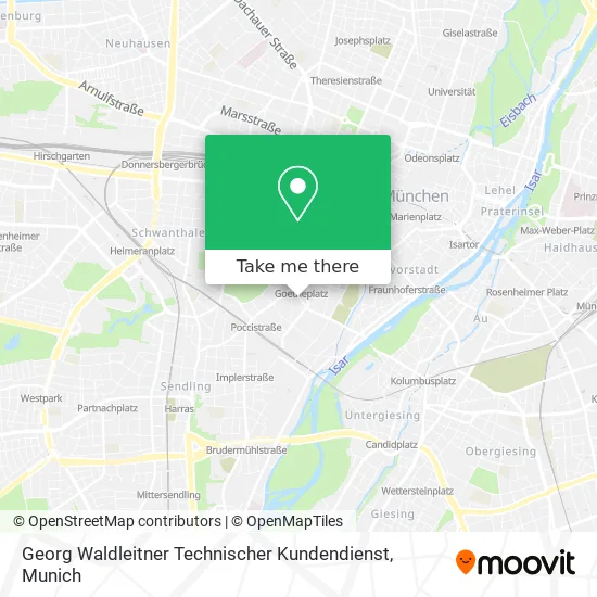 Карта Georg Waldleitner Technischer Kundendienst
