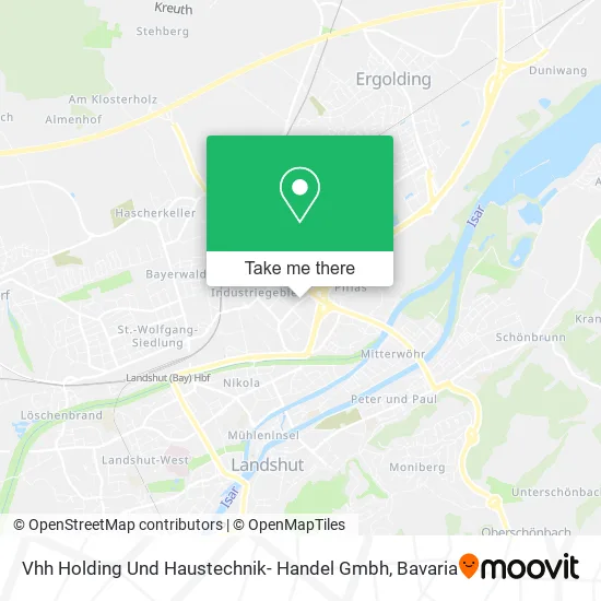Карта Vhh Holding Und Haustechnik- Handel Gmbh