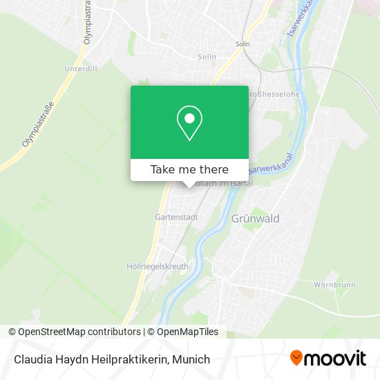 Claudia Haydn Heilpraktikerin map