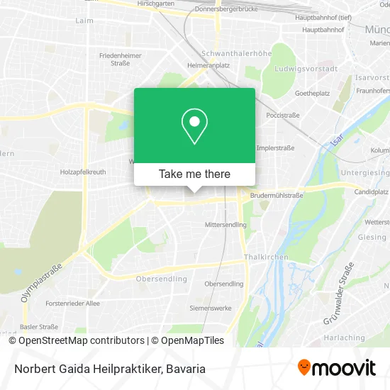 Карта Norbert Gaida Heilpraktiker