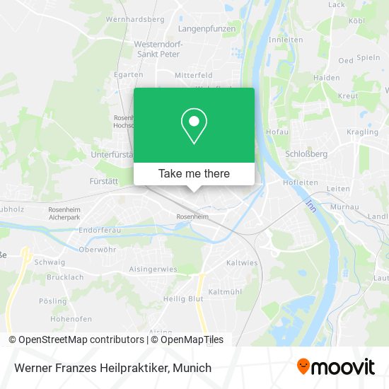 Werner Franzes Heilpraktiker map