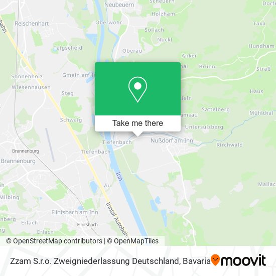 Zzam S.r.o. Zweigniederlassung Deutschland map