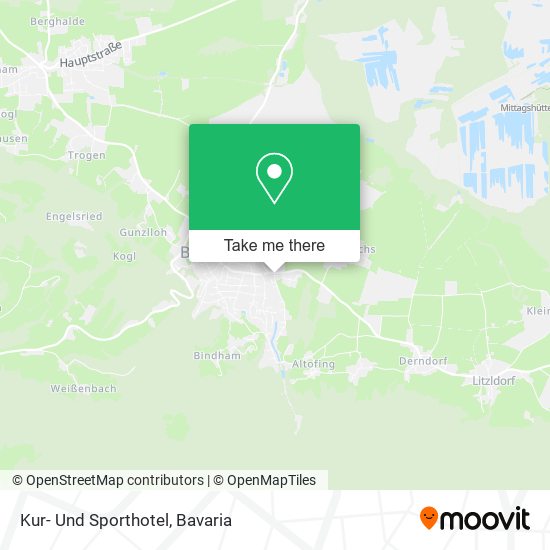 Kur- Und Sporthotel map