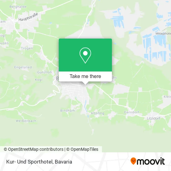 Карта Kur- Und Sporthotel
