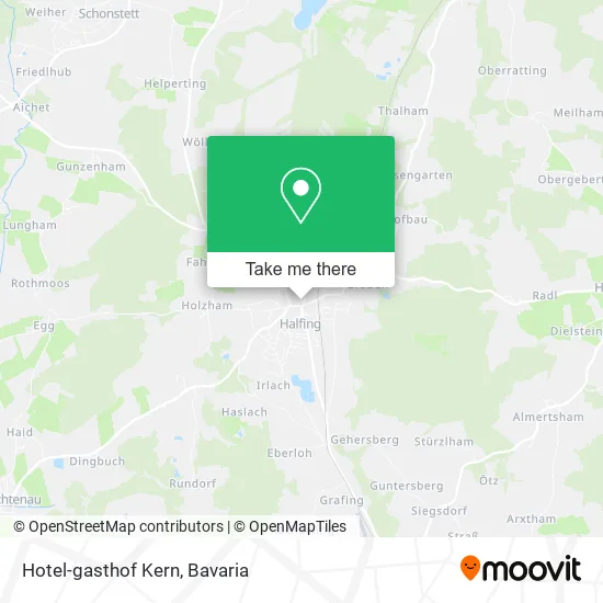 Карта Hotel-gasthof Kern