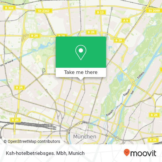 Ksh-hotelbetriebsges. Mbh map