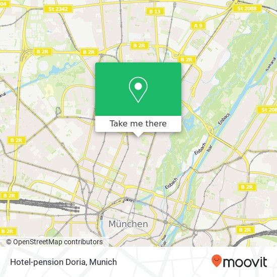 Hotel-pension Doria map