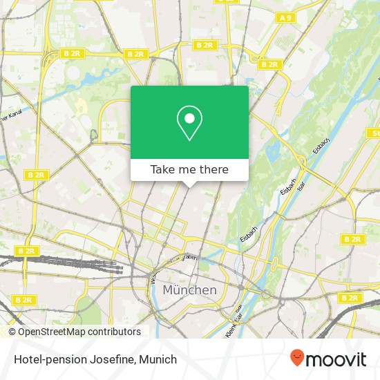 Hotel-pension Josefine map