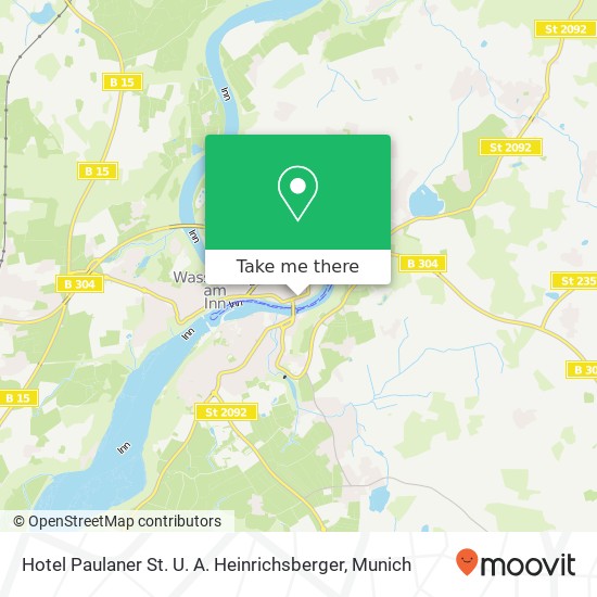 Hotel Paulaner St. U. A. Heinrichsberger map