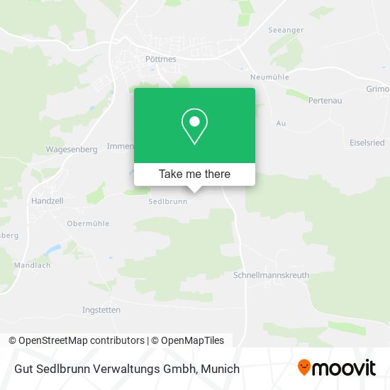 Gut Sedlbrunn Verwaltungs Gmbh map