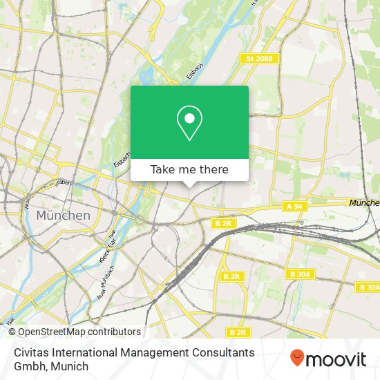 Карта Civitas International Management Consultants Gmbh