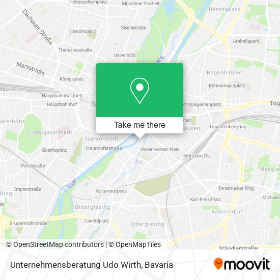 Unternehmensberatung Udo Wirth map