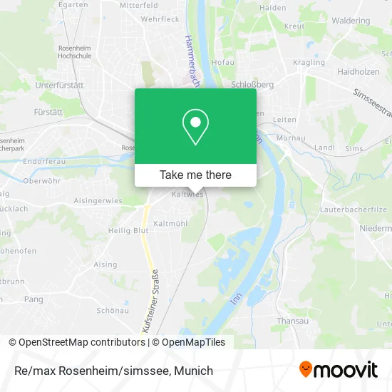 Re/max Rosenheim/simssee map